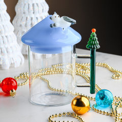 Кружка "Кот на крышке" Christmas Tales