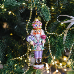 Елочная игрушка "Щелкунчик с леденцом" 12,7 см