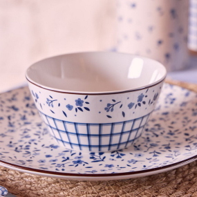 Салатник порционный Cottage 14 см, декор клетка