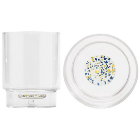 Стакан Teca Terrazzo 350 мл, синий/желтый