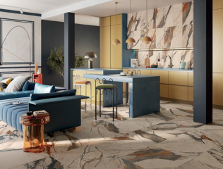 Керамогранит Imola The room 120х278 N, Breccia Phoenix, 6,5 мм