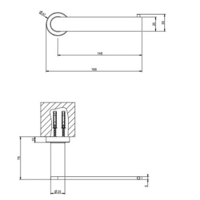 Держатель для туалетной бумаги Gessi Emporio 38849.031, хром