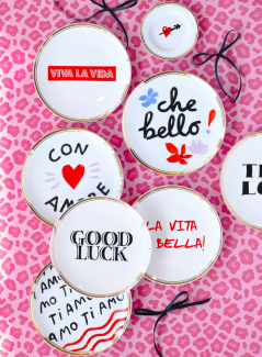 Блюдце "Che Bello" La Tavola Scomposta 17 см