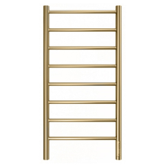 Полотенцесушитель Terminus Аврора 85х40, электрический, матовое золото