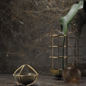 Керамогранит La Faenza Aesthetica 60х120 N, Golden Black, 6,5 мм