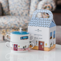 Набор посуды "Цветочный квартал", 3 предмета