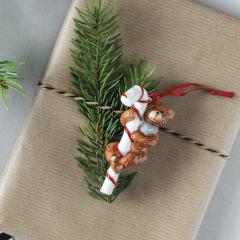 Набор елочных игрушек "Леденцы" 13х7см, 3 шт