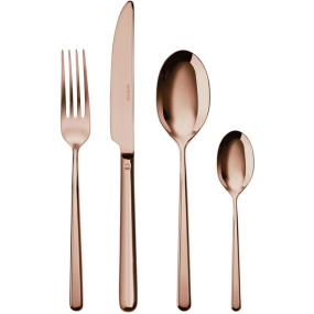 Набор столовых приборов Linear Copper, 24 предмета