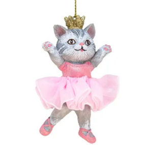 Елочная игрушка "Кот-балерина" 7,6 см