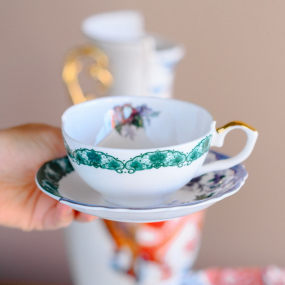 Чашка чайная с блюдцем Isidora Hybrid