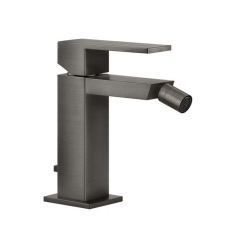 Смеситель для биде Gessi Rettangolo 20007.707, брашированный черный PVD