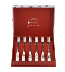 Набор вилок десертных "Лесные жители", Christmas, 6 шт