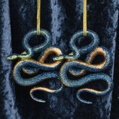 Новогодняя игрушка "Змея" 11,5 см