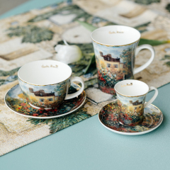 Чашка для эспрессо с блюдцем "Дом художника" 100 мл