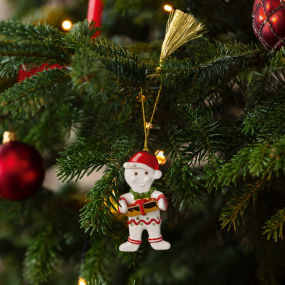 Елочная игрушка "Пряничный человечек" Christmas Classics 10х5,5 см