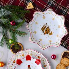 Блюдо-звезда Christmas Love 25 см