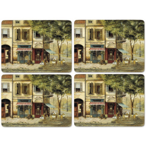 Набор подставок под тарелку Parisian Scenes 29,8х40,1 см, 4 шт