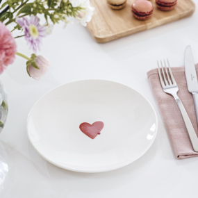 Тарелка салатная "Посылаю любовь" With Love 21 см