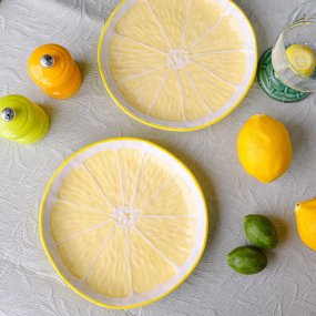 Тарелка салатная Lemon 20х20,5 см