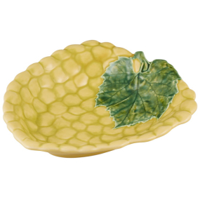 Тарелка глубокая Uvas 22,5х22 см, желтая