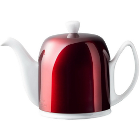 Заварник Salam Blanche 1 л, белый/красный