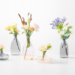 Ваза Un Fiore 13 см, серая