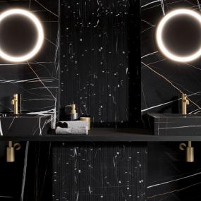 Керамогранит Italon Charme Deluxe 80х80 Lux, Sahara Noir, 9 мм