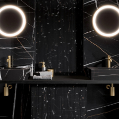 Керамогранит Italon Charme Deluxe 80х80 Lux, Sahara Noir, 9 мм