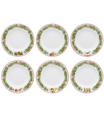 Набор тарелок глубоких Christmas Magic 22,8 см, 6 шт