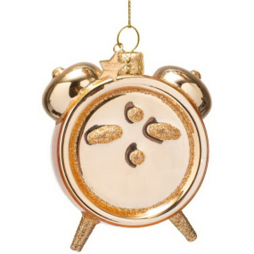 Елочная игрушка "Будильник. It's wine o'clock" 9 см