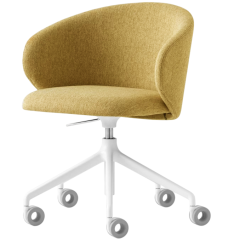 Кресло офисное Connubia Tuka Contract CB2126, Lemon Yellow