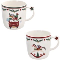 Набор кружек New Milk & Coffee Let It Snow 360 мл, 2 шт