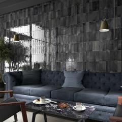 Плитка керамическая Equipe Hanoi 6,5х20, Arco Black Ash, 8 мм