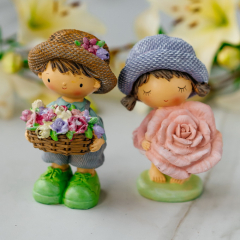 Фигурка "Девочка с розой" 15 см