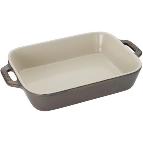 Форма для запекания прямоугольная Staub Ceramic 20х16 см, серая