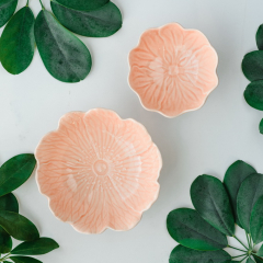 Салатник Flora 17 см, розовый