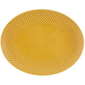 Блюдо овальное Bicos Yellow 39,8х31,9 см
