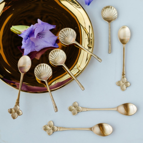 Набор ложек кофейных "Клевер" Fantasia, 4 шт