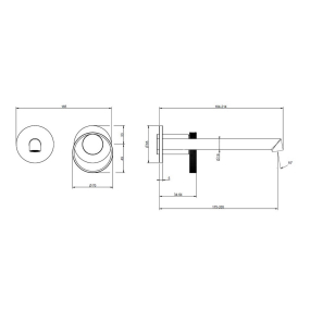 Внешняя часть Gessi Anello 63383.031, смесителя для раковины, хром