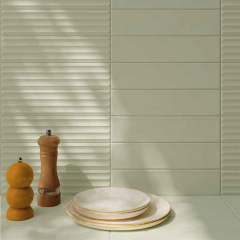 Керамогранит Rondine Volume 6х25, Sage 3D Pyramid, 9,5 мм