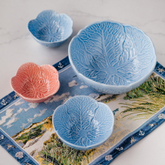 Салатник Relief Savoy 15 см, голубой