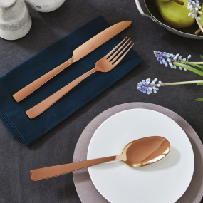 Набор столовых приборов Flat Copper, 36 предметов