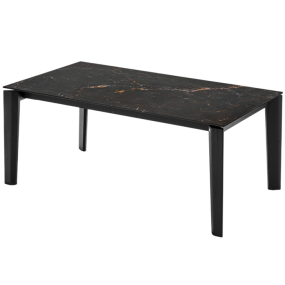 Стол Calligaris Dogma 160(220)х90, Calacatta Black