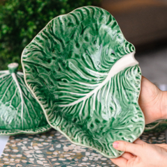 Блюдо "Скрученный лист" 35х25 см