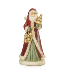 Фигурка "Санта с золотой елкой" 21 см Фигурка "Санта с золотой елкой" 21 см