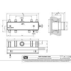 Внутренняя часть Gessi Parti Incasso 44639.031 смесителя