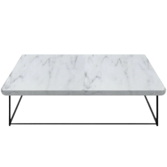 Стол журнальный Cassina Torei 99х99, White Carrara Marble
