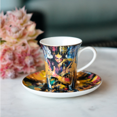 Чашка для эспрессо с блюдцем "Свобода" 100 мл