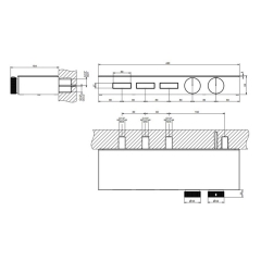 Внешняя часть Gessi HI-FI 63024.708 смесителя термостатического, медь брашированная PVD