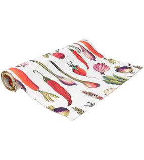 Скатерть-дорожка Textile Ortolana 40х140 см, белая